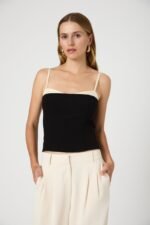 Azra Twill Corset Strappy Top - Image 4