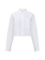 Alissa Cotton Cropped Shirt - Image 5
